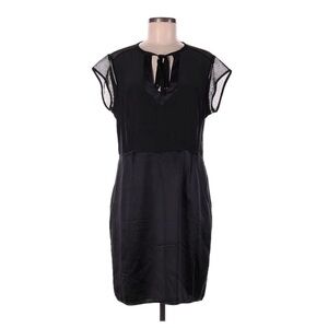 Nanette‎ Lapore 100% Silk Dress V-Neck Cap Sleeve Fitted Cocktail